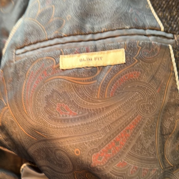 Joe, by Joseph Abboud wool blazer with suede elbow size 42 long - Picture 7 of 7